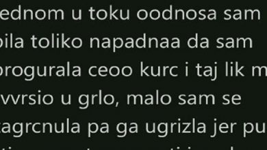 Photo of ISPOVEST: “Jednom u toku oodnosa sam bila toliko napadnaa da sam progurala…”